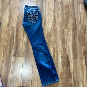 Rock Revival Size 29 Thick Stitching Boot Leg